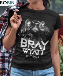 R I P Bray Wyatt Vintage Shirt, The Fiend Short Sleeve Unisex T Shirt