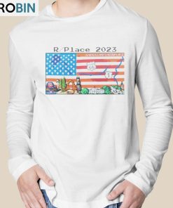 R Place 2023 R Americanflaginplace Shirt