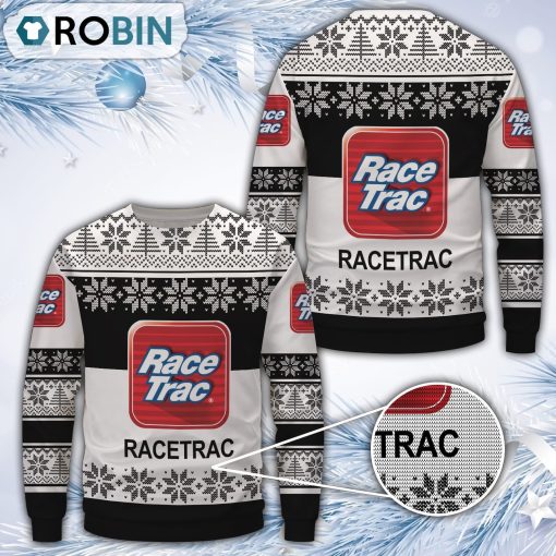 Racetrac Merry Christmas All Over Print Ugly Sweater Uniform