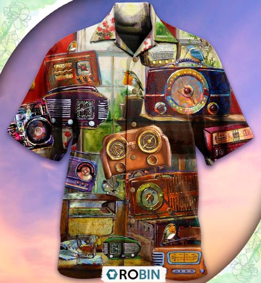 Radio A Peaceful Morning With Radio Casual Button-Down Shirt