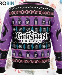 Raiden Genshin Impact Ugly Christmas Sweater