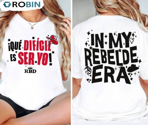 Rbd Rebelde Tour 2023 Shirt, Rbd Fans Unisex T Shirt Tee Tops