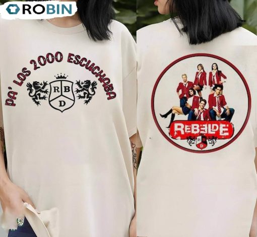 Rbd Rebelde Tour Shirt, Rebelde Concert Hoodie Sweatshirt