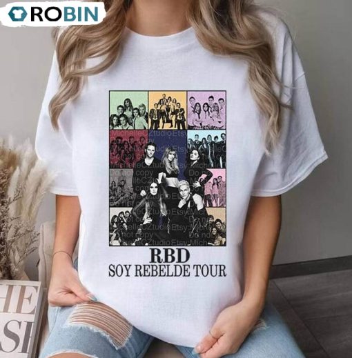Rbd Soy Rebelde The Eras Tour Shirt, Besame Sin Miedo Rbd Hoodie Sweatshirt