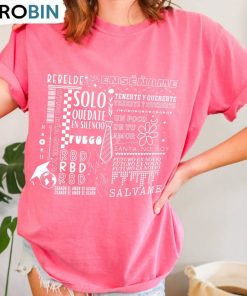 Rbd Soy Rebelde Tour 2023 Shirt, Comfort Rebelde Sweatshirt Unisex T-shirt