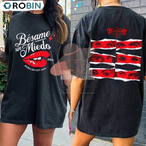 Rbd Soy Rebelde Tour 2023 Shirt, Generacion Rebelde World Tour Unisex T-shirt Crewneck