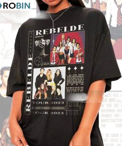 Rbd Touring Comfort Shirt, Rebelde Tour Unisex Hoodie Short Sleeve