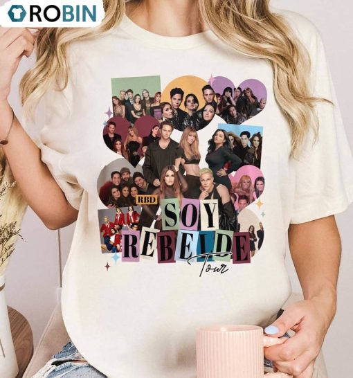 Rbd Touring Trendy Shirt, Rebelde The Eras Tour Sweater Unisex Hoodie