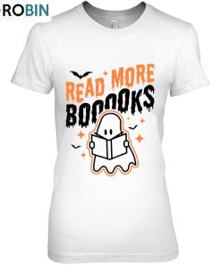 Read More Books Halloween Cute Ghost Boo Librarian Teacher Unisex Shirt