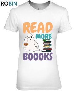 Read More Boooooks Halloween Ghost Essential Unisex Shirt