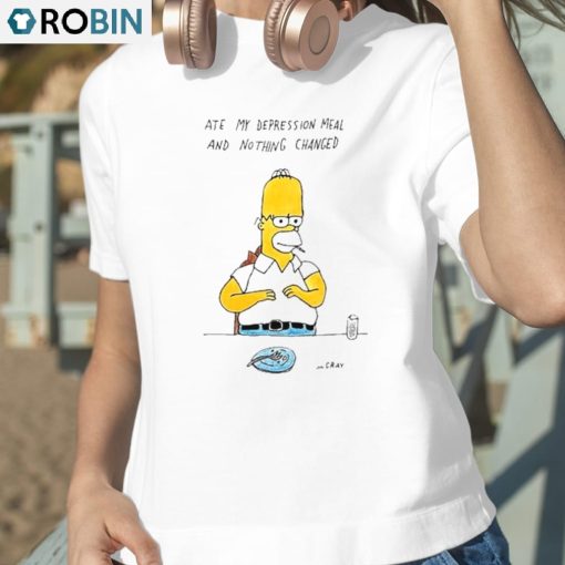 Really Good Artist Ate My Depression Meal And Nothing Changed Shirt