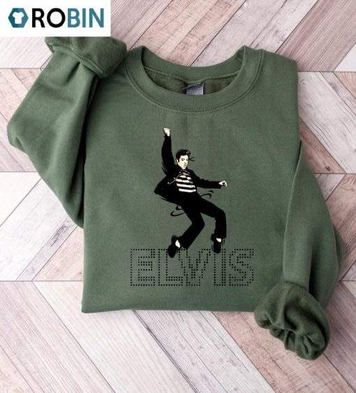 Retro Elvis Presley Shirt , Vintage Movie Long Sleeve Hoodie