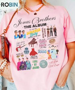 Retro Jonas Brothers The Eras Tour Shirt, Five Albums One Night Unisex Shirt Retro Jonas Brothers The Eras Tour Shirt, Five Albums One Night Unisex Shirt