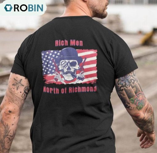 Rich Men North Of Richmond Anthony Oliver Patriotic Shirt, Country Tailgate Long Sleeve Crewneck