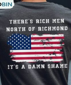 Rich Men North Of Richmond Vintage Shirt, Usa Flag Tee Tops Unisex T-shirt Rich Men North Of Richmond Vintage Shirt, Usa Flag Tee Tops Unisex T-shirt