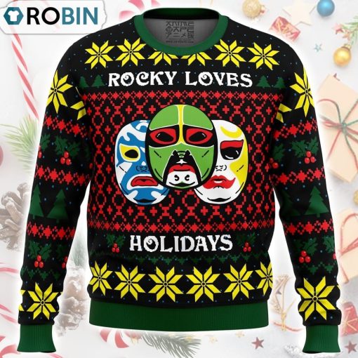Rocky Loves Holidays 3 Ninjas Ugly Christmas Sweater