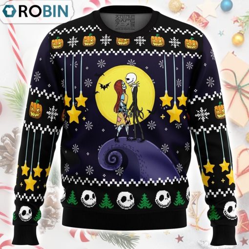Romantic Nightmare The Nightmare Before Christmas Ugly Christmas Sweater