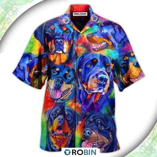 Rottweiler Needs You And Love Casual Button-Down Shirt