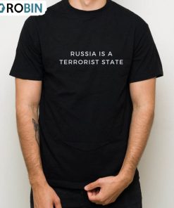 Russia Is A Terrorist State Vintage Tee Tops Unisex T-shirt