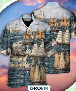 Sail Into The Ships Festival Casual Button-Down Shirt