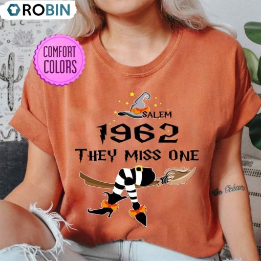 Salem 1692 They Missed One Shirt, Spooky Season Halloween Tee Tops Sweatshirt