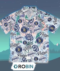 San Diego Padres Summer Hawaiian Shirt, 3D Printed Aloha Shirt