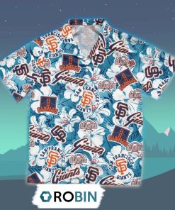 San Francisco Giants Tropical Summer Hawaiian Shirt, 3D Printed Aloha Shirt
