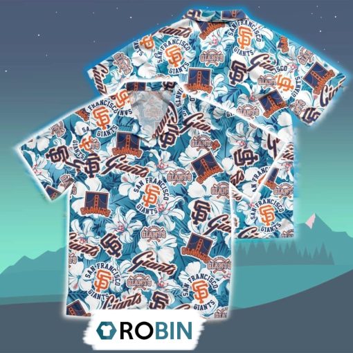 San Francisco Giants Tropical Summer Hawaiian Shirt, 3D Printed Aloha Shirt