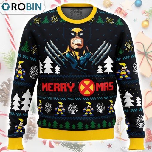 Santa Claws Wolverine Marvel Ugly Christmas Sweater