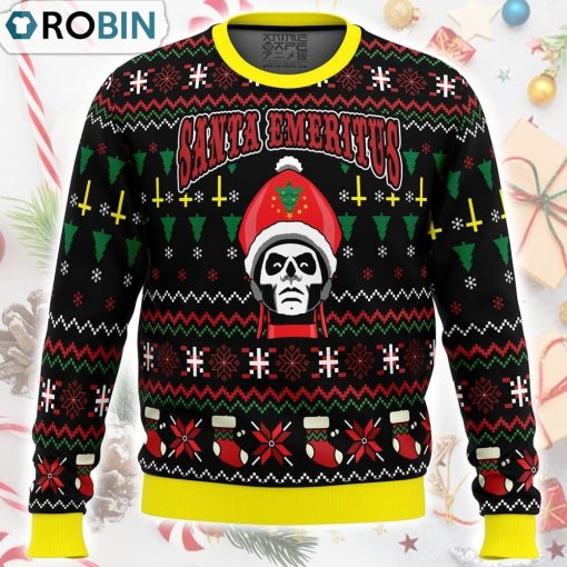 Santa Emeritus Papa Emeritus Ugly Christmas Sweater