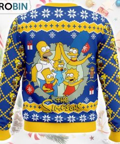 Santa Homer The Simpsons Ugly Christmas Sweater