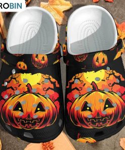 Scary Pumpkin Dark Night Crocs Shoes Scary Pumpkin Dark Night Crocs Shoes