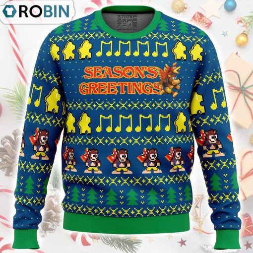 Season’s Greetings Banjo-Kazooie Ugly Christmas Sweater