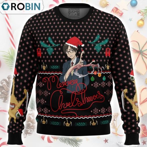 Shinichi Izumi Parasyte Ugly Christmas Sweater