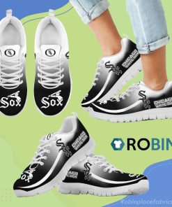 Shop Mystery Straight Line Up Chicago White Sox Breathable Running Sneaker