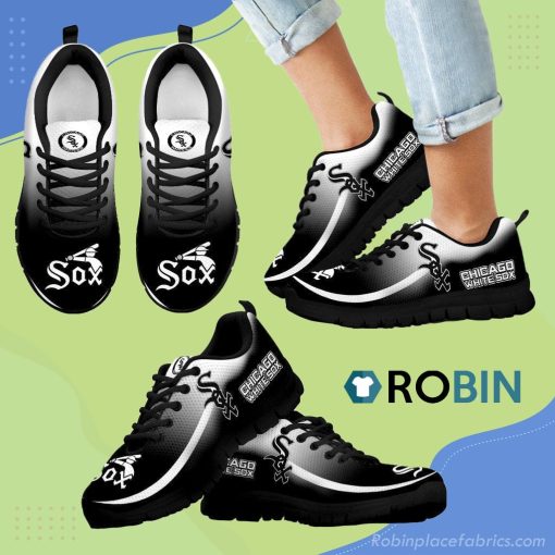 Shop Mystery Straight Line Up Chicago White Sox Breathable Running Sneaker