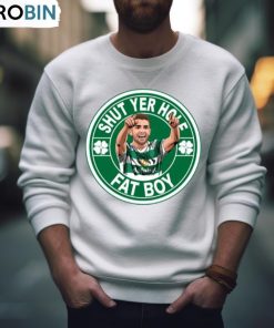 Shut Yer Hole Fat Boy Greg Taylor Glasgow Celtic Shirt, Hoodie, Ladies Tee