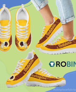 Single Line Logo Washington Redskins Breathable Running Sneaker