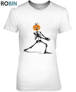 Skeleton Pumpkin Happy Halloween Unisex Shirt