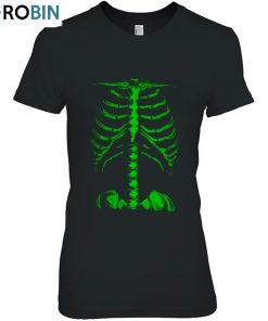 Skeleton Rib Cage Jumbo Print Novelty Halloween Costume Unisex Shirt Skeleton Rib Cage Jumbo Print Novelty Halloween Costume Unisex Shirt