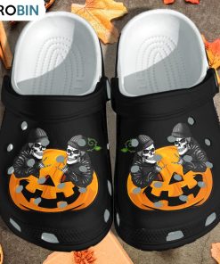 Skull Hip Hop Tattoo Pumpkin Crocs Shoes
