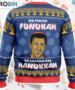 So Much Funukah Adam Sandler Ugly Christmas Sweater