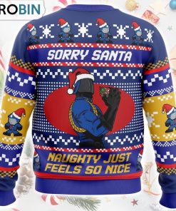 Sorry Santa Cobra Commander GI Joe Ugly Christmas Sweater
