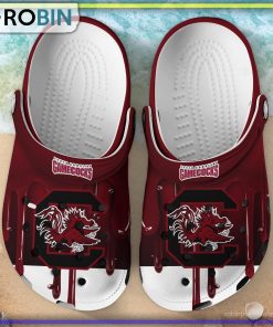 South Carolina Gamecocks 3D Melting Paint Printed Crocs Shoes