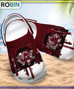 South Carolina Gamecocks 3D Melting Paint Printed Crocs Shoes