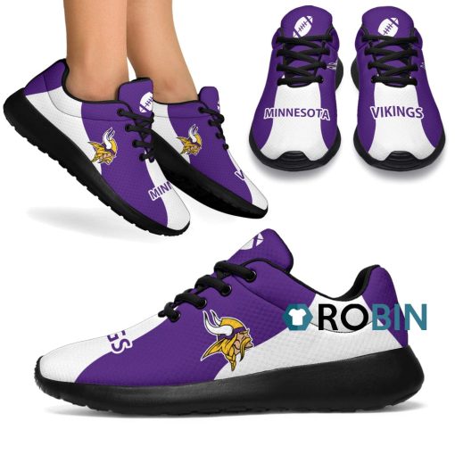 Special Sporty Breathable Running Sneaker Edition Minnesota Vikings Shoes