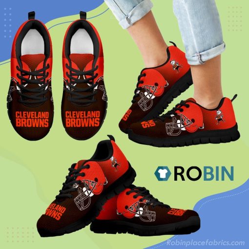 Special Unofficial Cleveland Browns Breathable Running Sneaker