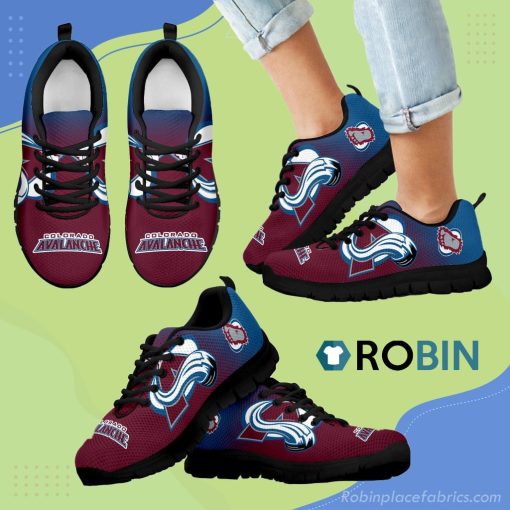 Special Unofficial Colorado Avalanche Breathable Running Sneaker