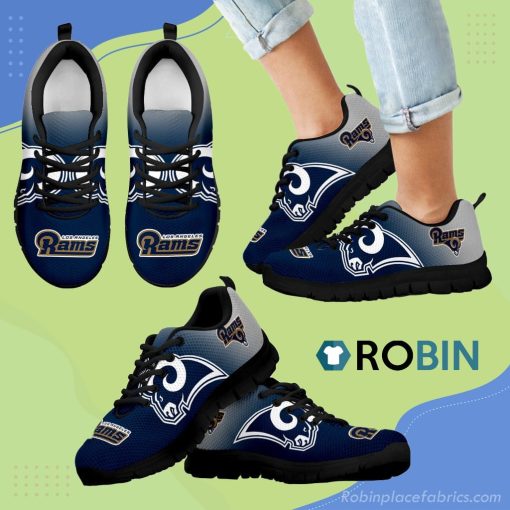 Special Unofficial Los Angeles Rams Breathable Running Sneaker