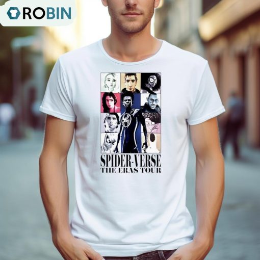 Spider Verse The Eras Tour T Shirt